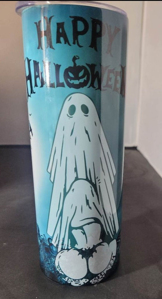 "Happy" Halloween Tumbler