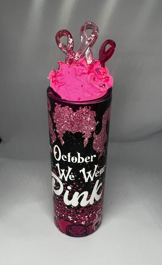Hocus Pocus: In October We Wear Pink Tumbler