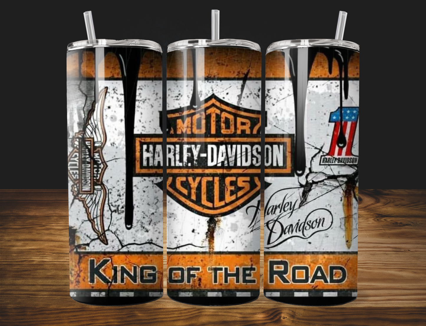 Harley Motor cycle 20oz Tumbler