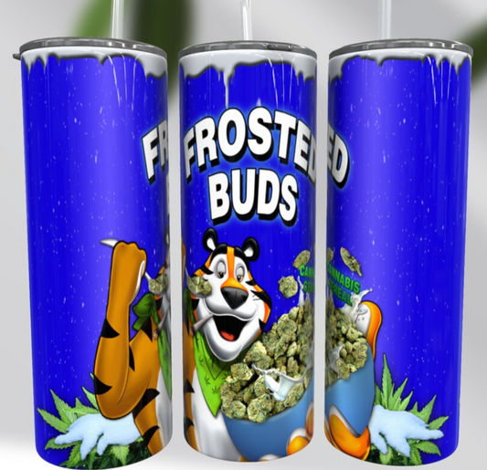 Frosted Buds Tumbler
