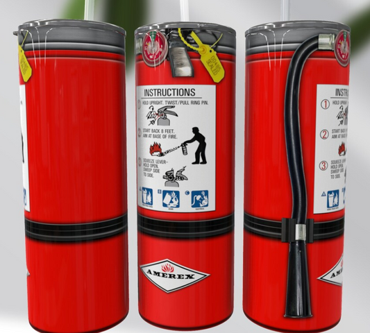 Fire Extinguisher Tumbler